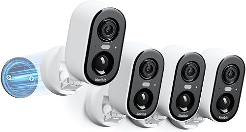 Miniatura 8 de Cámaras de seguridad inalámbricas para exteriores, cámara de 2K para seguridad del hogar, cámara alimentada por batería, montaje magnético,