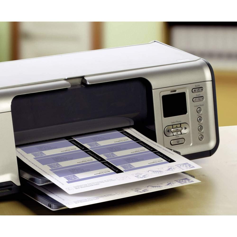 Avery Zweckform C32015-10 10 feuilles cartes de visite blanc mat 220g jet d'encre