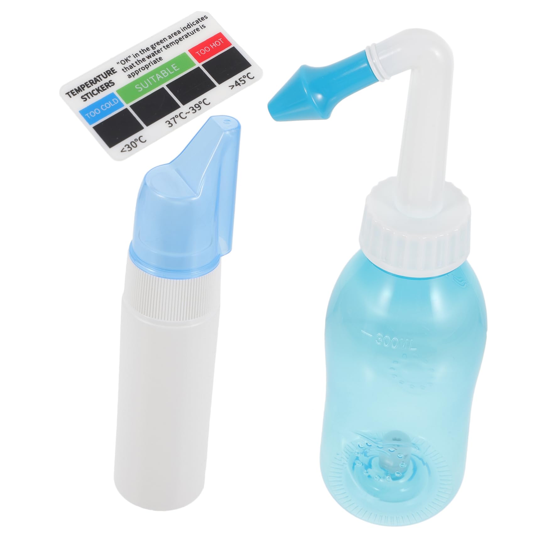 MAGICLULU 4 Sätze Nasenspülung nasenreiniger nasal irrigation Nasenreinigung Nasenpflege Nasenspülsystem Nasenspülflasche Nasenspüler sauber Waschmittel Sprühflasche Werkzeug Neti-Topf pp