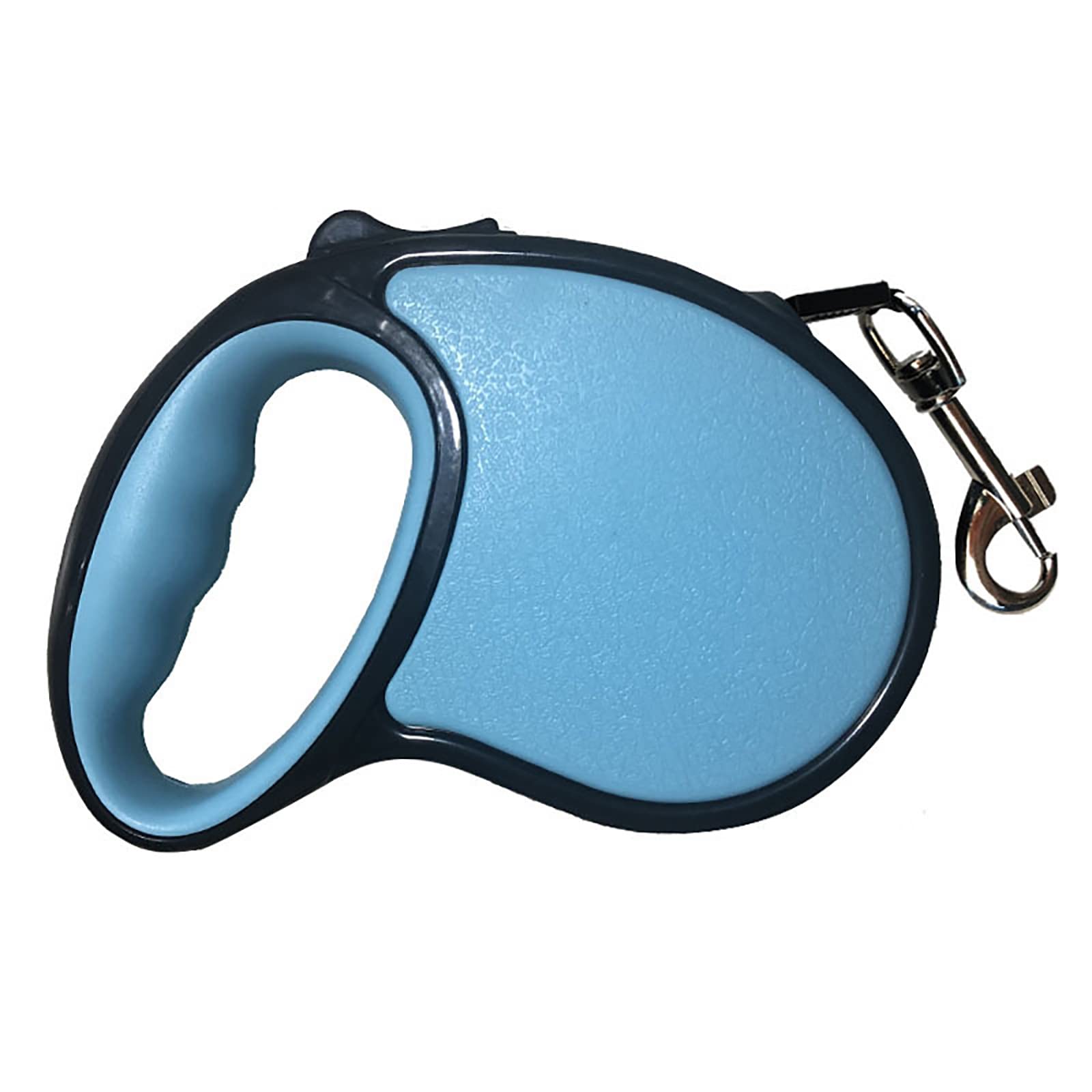 Correa para perros retractable correa de paseo para mascotas para perros o gatos ligera y sin enredos, correa con freno de una mano, azul, 3 m / 9,8 pies