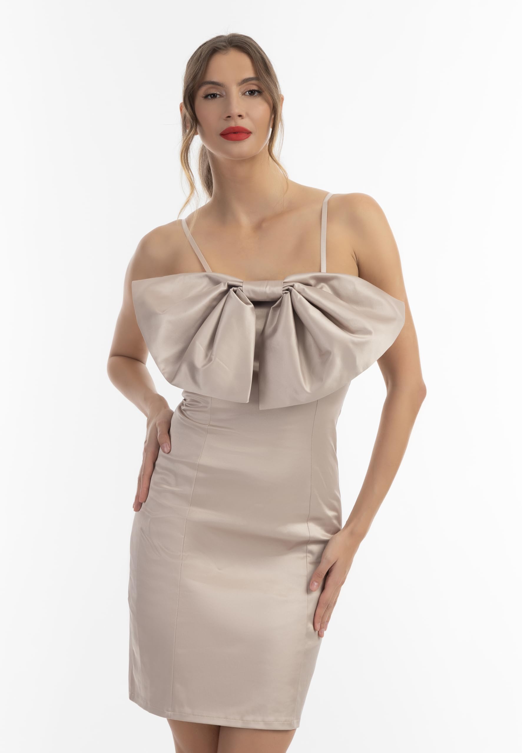 faina Damskie majtki mini 19227028, beżowe, S, beżowy, S