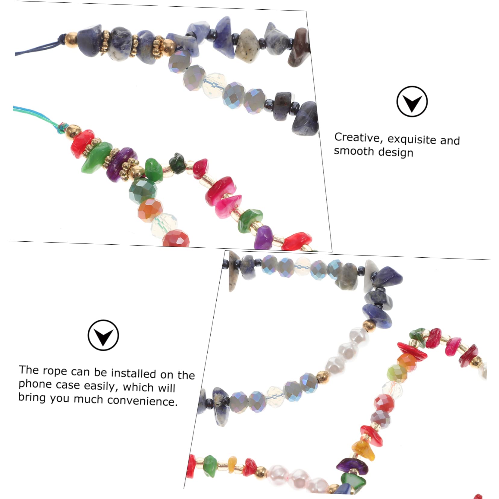 Hemobllo 8piezas Cuerda Decorativa Para Teléfono Móvil Correa y Ligera Diseño Único Para Colgar Móvil Cámara y Llaves