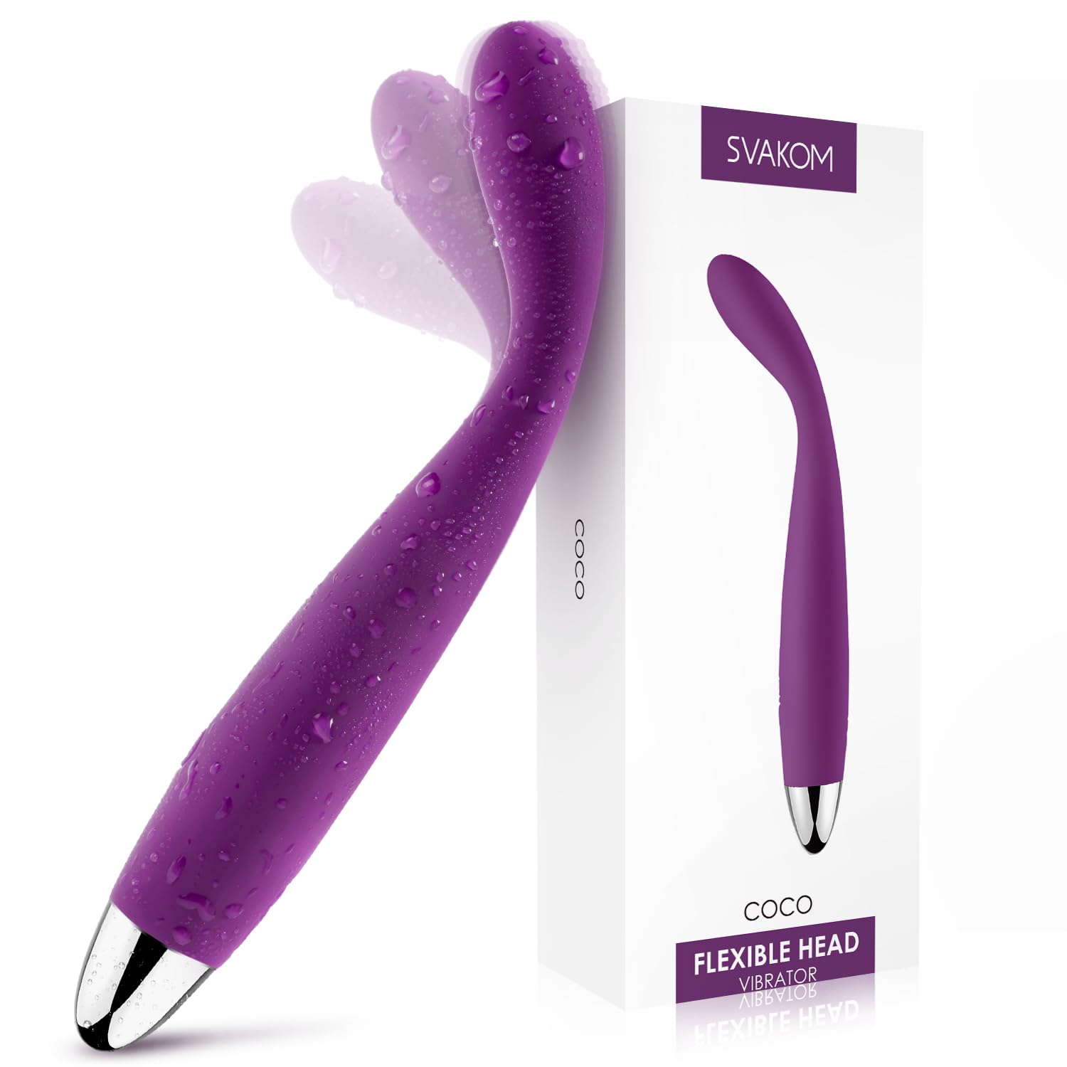 Amazon.com: SVAKOM COCO Vibrator Dildo Sex Toys Finger Shaped - 8 Seconds  to Climax Waterproof Vibes for Women - 5*5 Vibrations G Spot Clit Nipple  Anal Personal Massagers Adult Toys : Health & Household