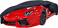 Vista 1 de Funda de coche para interior compatible con Lamborghini Aventador y Aventador S - Premium a prueba de polvo y arañazos, poliéster suave