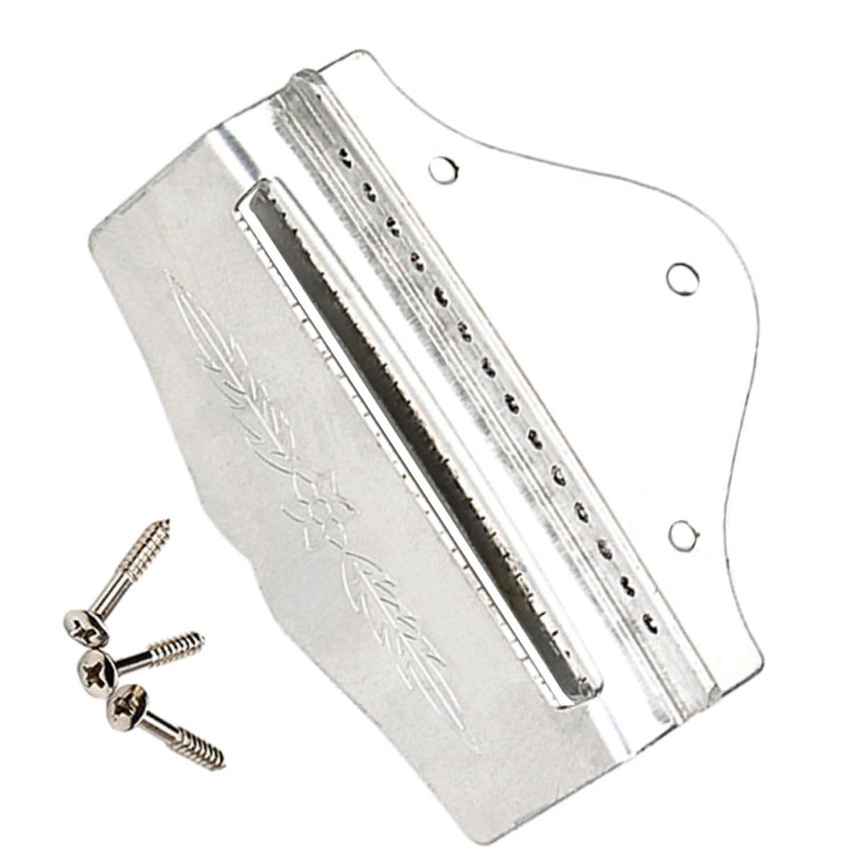 BESPORTBLE String String Mandolin Tailpiece Durable Replacement Part for Improved Tone and Volume Lightweight Mandolin Accessory for Changes and Enhanced Sustain