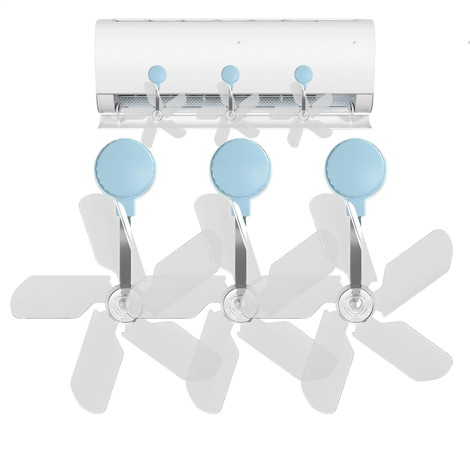 Deflector de aire acondicionado, ventilador y guía de dirección para enfriamiento de hogar