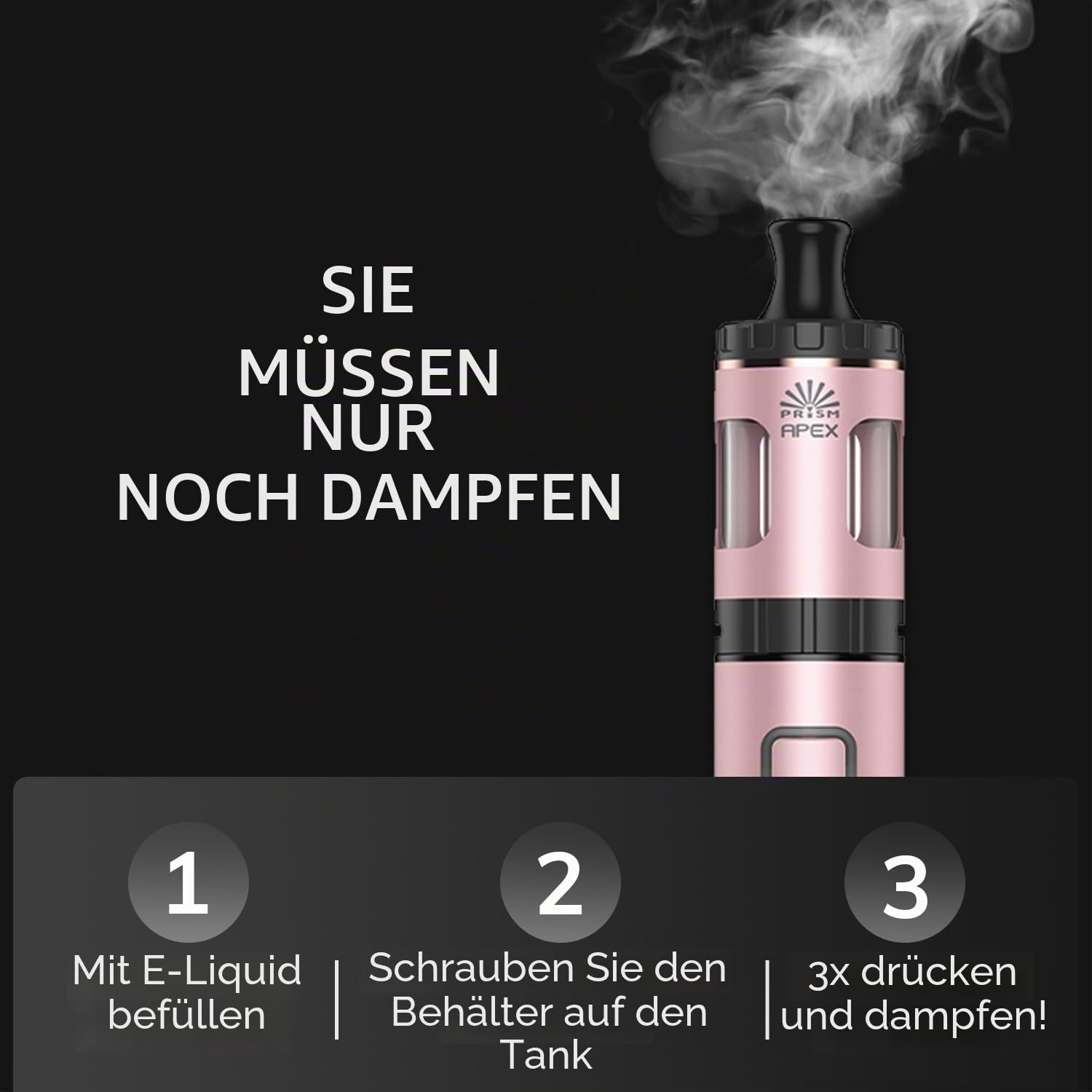 Innokin Endura Apex 3ml 1800mAh Kit inkl. Prism Apex Tank Farbe Blau