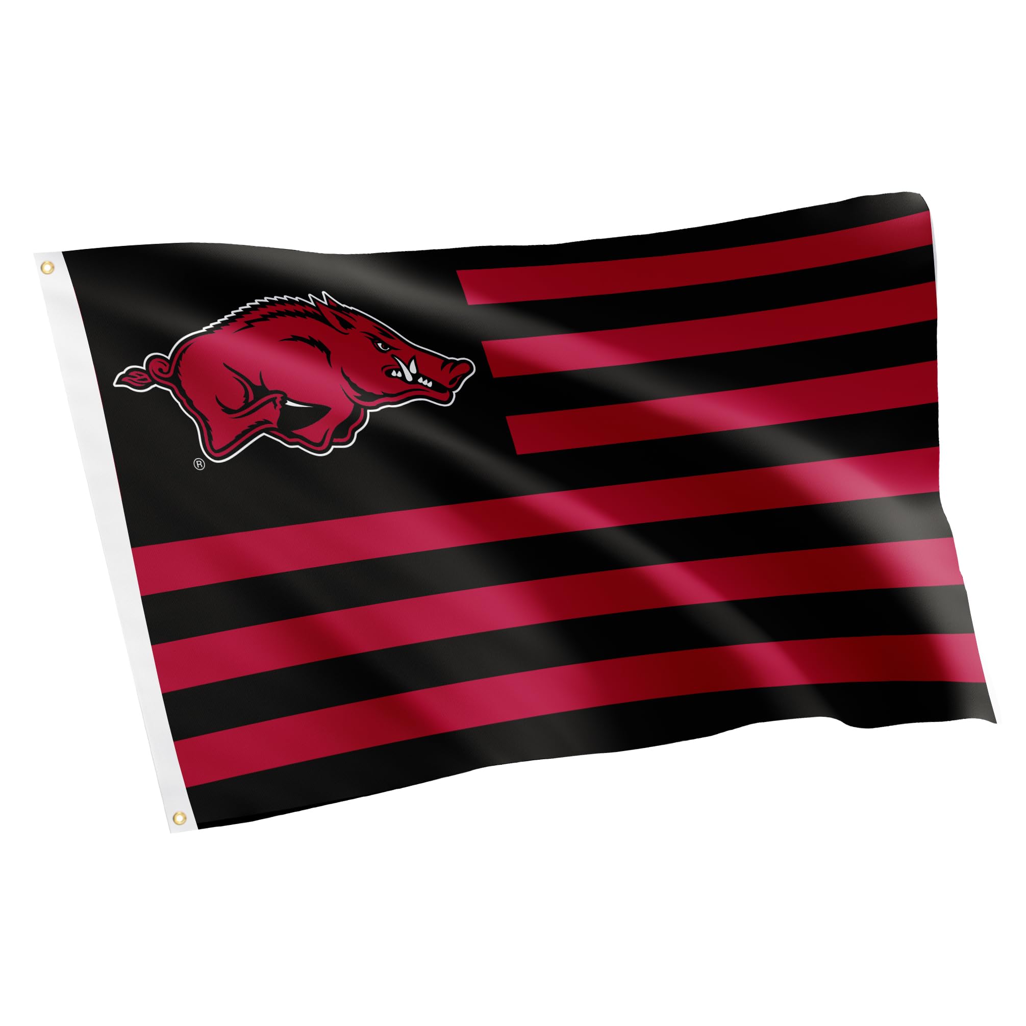 Desert Cactus University of Arkansas UA Flag - 3 x 5 Feet Razorbacks Banner, Indoor/Outdoor Durable Fabric, 100% Polyester Design (Style Nation)
