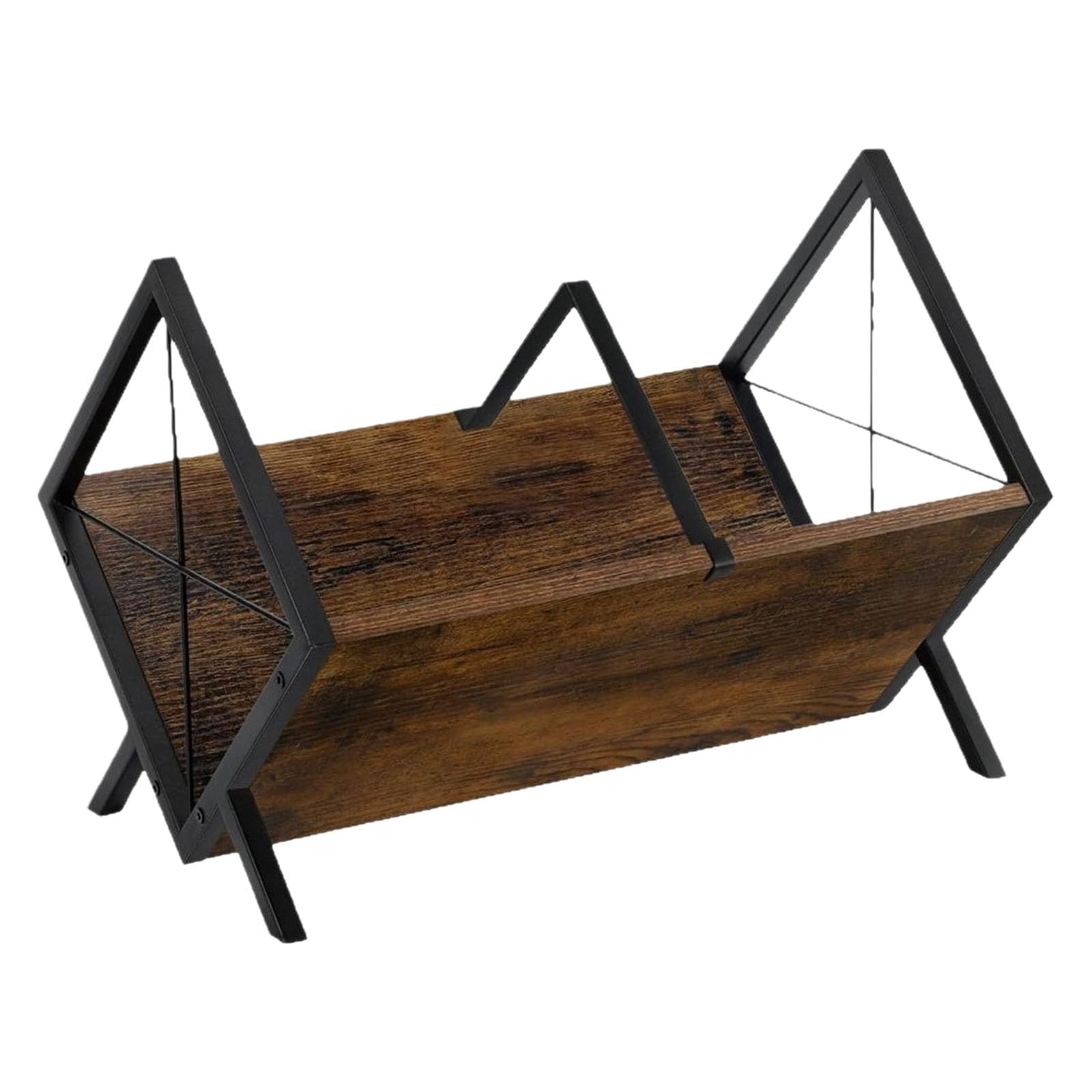 YWLUUOO Space Saving Record Display Stand Wood Display Rack Shelf for Efficient Storage and Organization Holder Wooden Rack