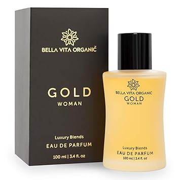 Bella Vita Organic Gold Perfume for Women EDP Luxury Long Lasting Fresh & Fruity Fragrance, 100 ml
