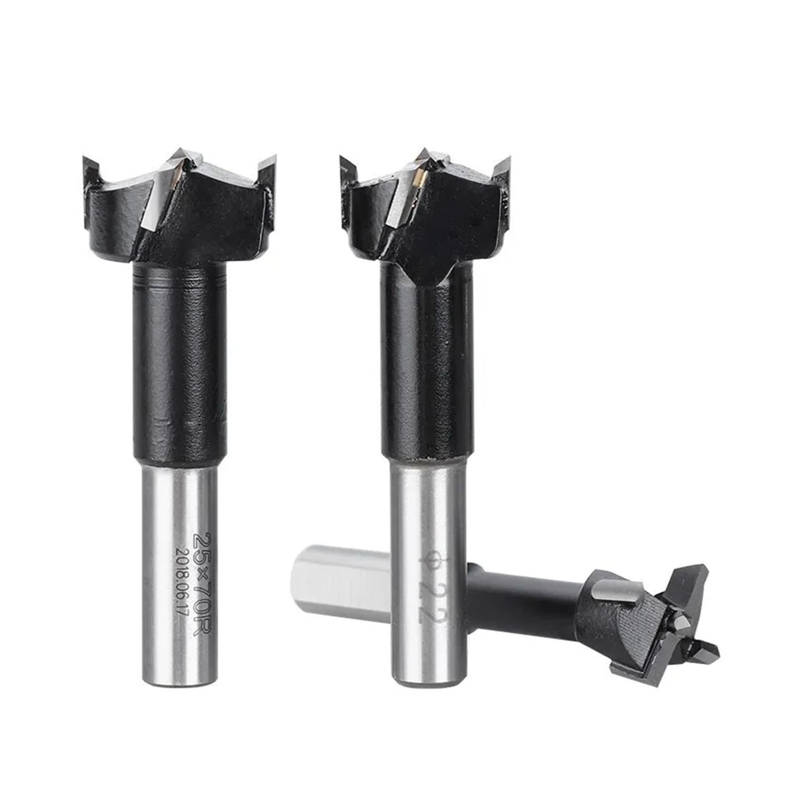 Fresa for fori 1 pz 15-35 mm 4 scanalature punta for trapano for fresatrice a rotazione destra punta for trapano a colonna for alesatrice lavorazione del legno(35x70R)