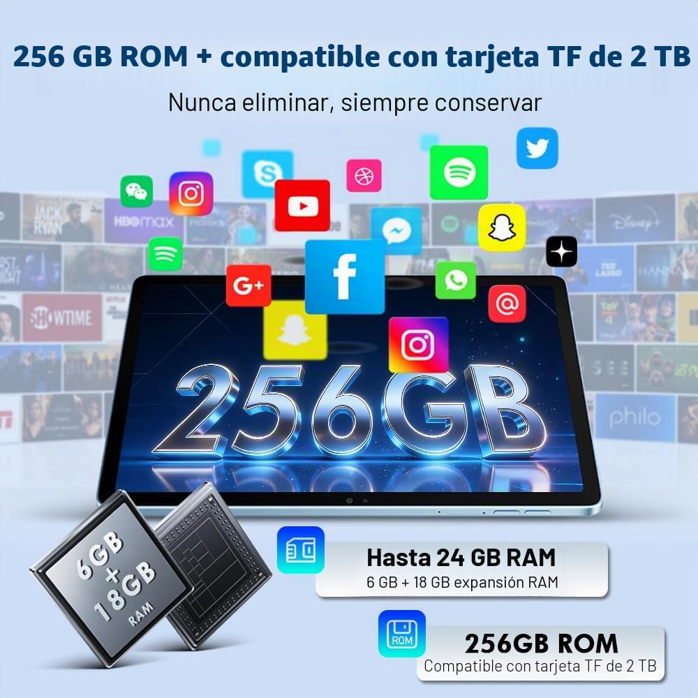 Blackview ZENO 10 5G Tablet con Teclado y Ratón,24GB+256GB/2TB TF Android 15, 2K FHD+ Gaming Tablet 11 Pulgadas,8800mAh,16MP+13MP, 4G LTE/5G WiFi/Modo PC/OTG/Widevine L1/Funda+lápiz Inteligente, Negro