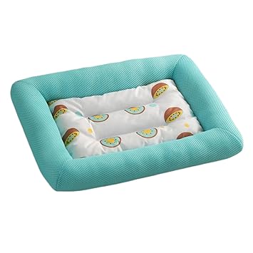 Meri SHOPP Dog Mat Pets Self Cooling Mattress Pad Sleeping Cushion Green 45x37CM 5kg