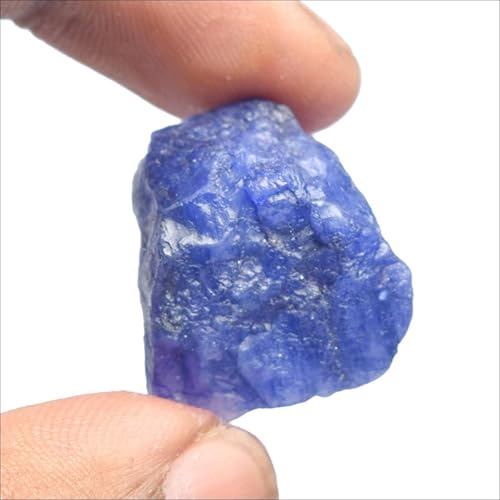 Miniatura 3 de GEMHUB Collar de piedras preciosas sueltas de zafiro azul natural de 8 a 200 quilates, cristales crudos y piedras curativas, para mujeres y hombres