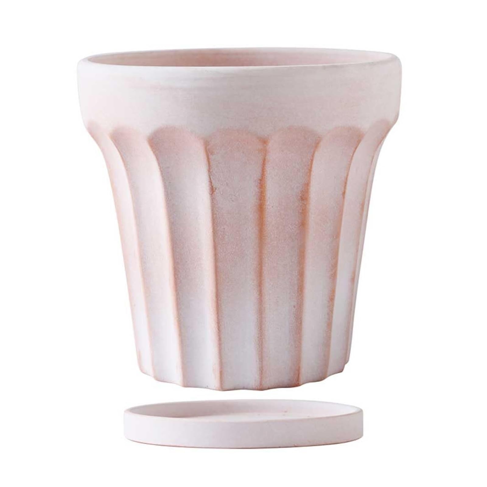 Pots de fleurs en céramique rouge Yofab 16cm pour jardin d'intérieur
