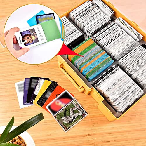 Alcyon Large 2200+ Trading Card Game Holder Organizer, Deck Box Case Storage Compatible With Cards Against Humanity/For Mtg/For Yugioh/For Dominion/Sport Cards, Fits Main Game And All Expansions #TOP4