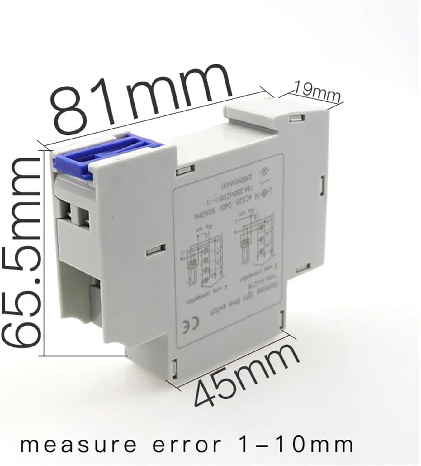 YIZMO ALC18 Din Rail Staircase Lighting Timer Switch Timer Relay 220VAC 16A for Corridor Lighting
