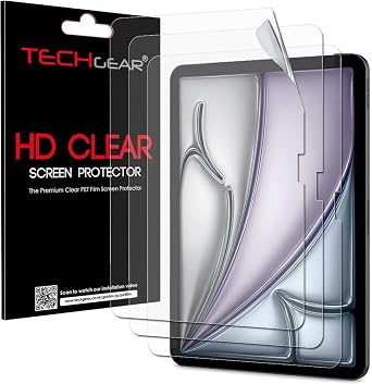 TECHGEAR [3 Pack] Screen Protectors for Apple iPad Air 13