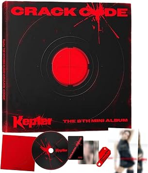 Kep1er CRACK CODE 8th Mini Album [UNLOCKED Ver.] Photobook + CD + 2Photocard + Sticker + Folded Poster + Bookmark KILLA