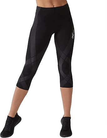 Endurance Generator Mid Rise Capri Compression Leggings, 129806, Performance 3/4 Tights with Joint and Muscle Support