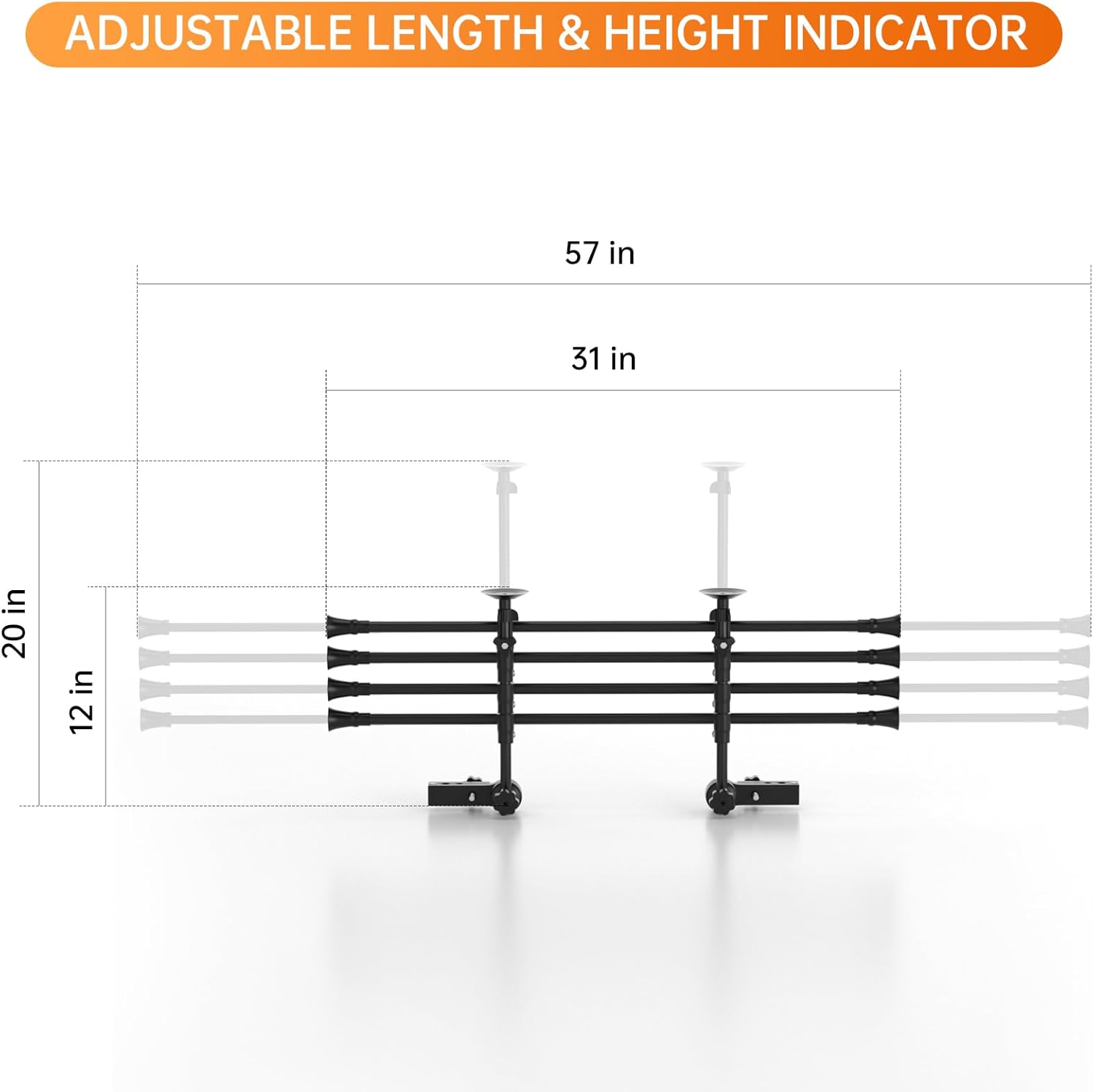 Luggage Compartment Dog Guard Protective Grille for Car SUV Station Wagon Universal
