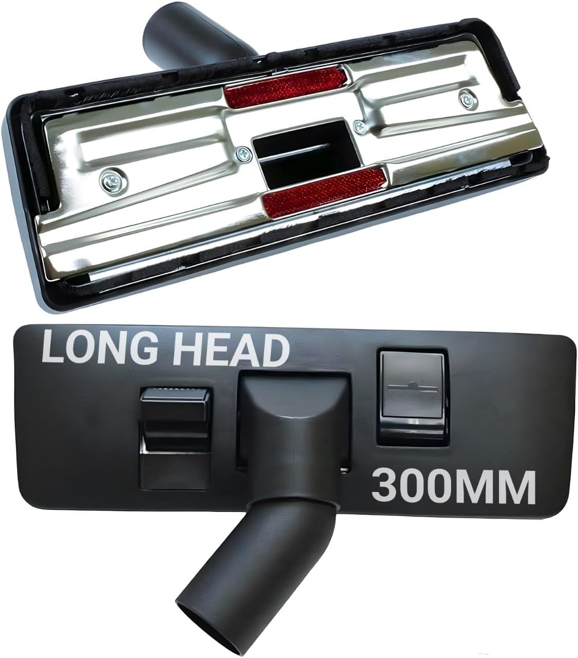 32mm Henry Hoover Head Replacement | 300mm Extended Neck Floor Brush with Dual Pedal | Durable Henry Hoover Attachments | Compatible with Numatic, Henry, Hetty, HVR160, HVR200, NRV200, NRV240 & More