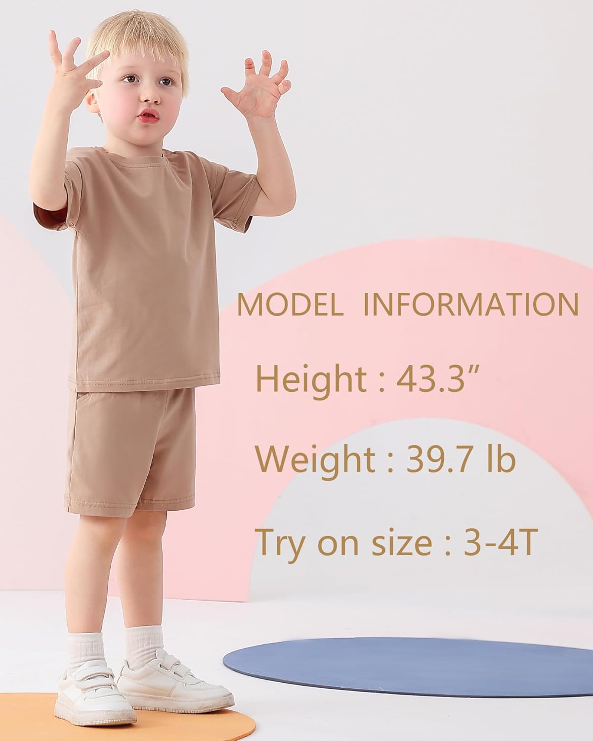 Toddler Boy Summer Outfits 3T 4T 5T Boys Clothes Kids Solid Shorts Set Cotton 2 Piece Clothing Sets - Image 6