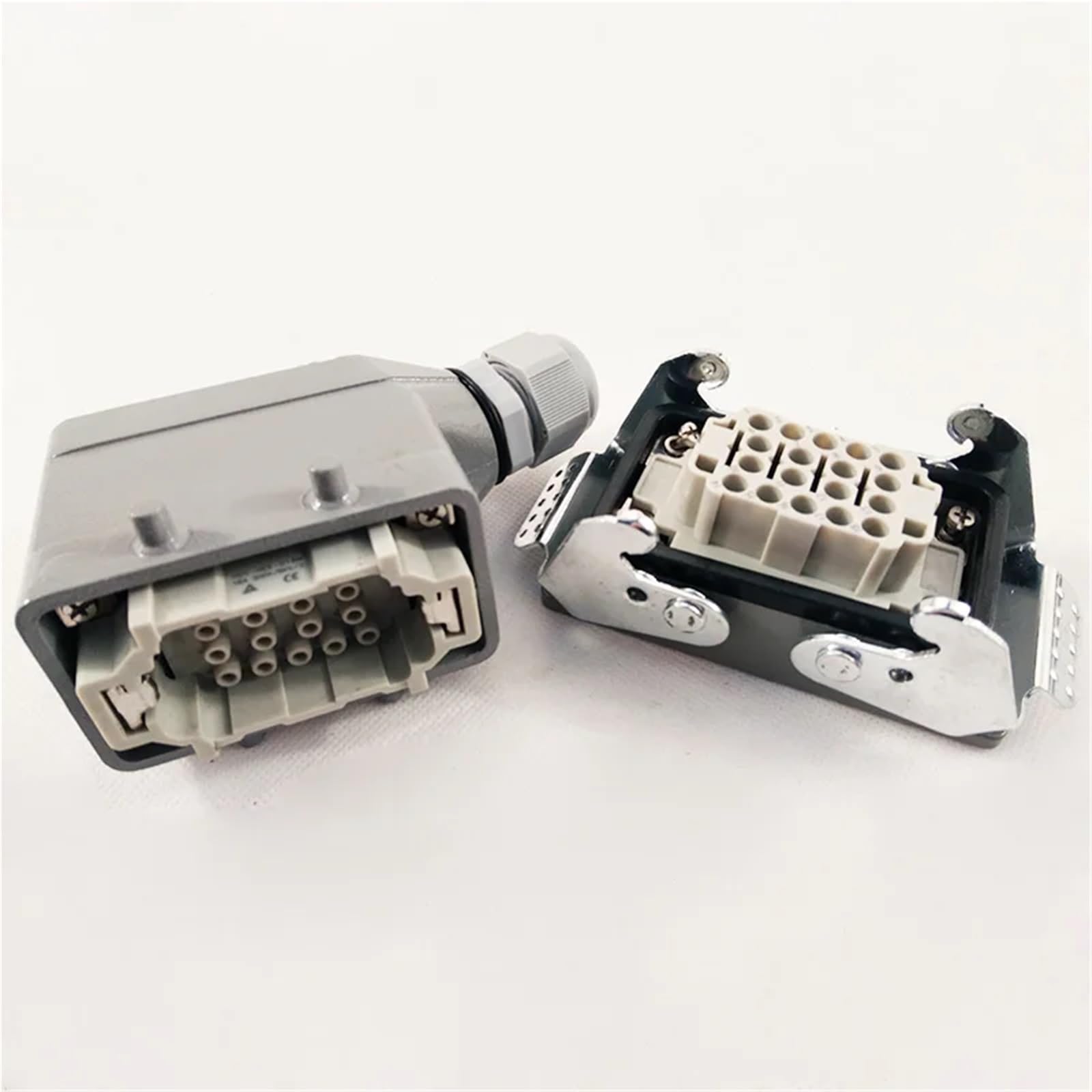 Connettori for impieghi gravosi HDC-HEE-018-1 F/M 18 pin 16 A Connettore rettangolare industriale 1 pz.