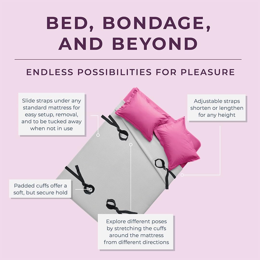Pure Romance Bed, Bondage, & Beyond | Under-The-Bed Restraints