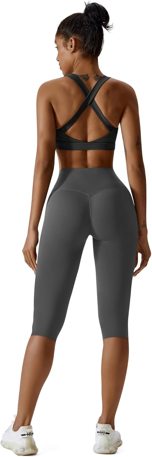 CHARMKING High Waisted Biker Shorts for Women - 5"/8" Tummy Control, Ultra-Comfort for Workouts, Yoga & Daily Wear - Image 4