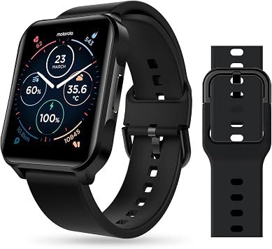 Wrist Bands Replacement Compatible for Motorola Moto Watch 70 Band Smart Fitness Tracker Band Activity Tracker Adjustable Wristband