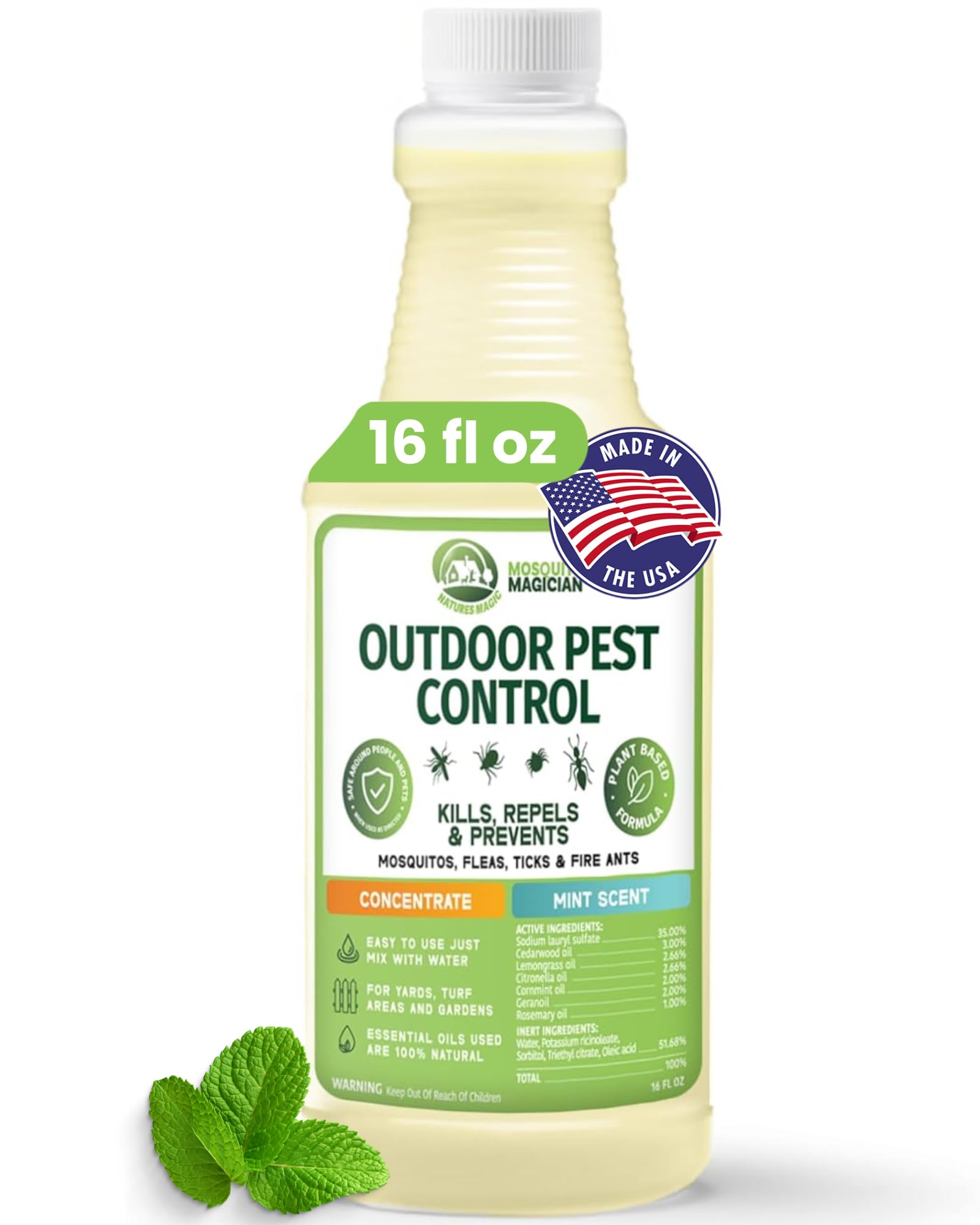 Mosquito Magician Concentrate Mint Formula - 1 Pint