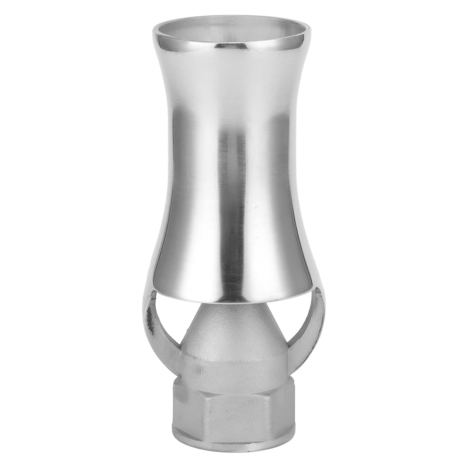 Fountain Nozzle, Stainless Steel Cedar Shaped Water Fountain Nozzle Adjustable Water Spray Head Pond Sprinkler for Garden Pond Lake Libraries (1 inch)