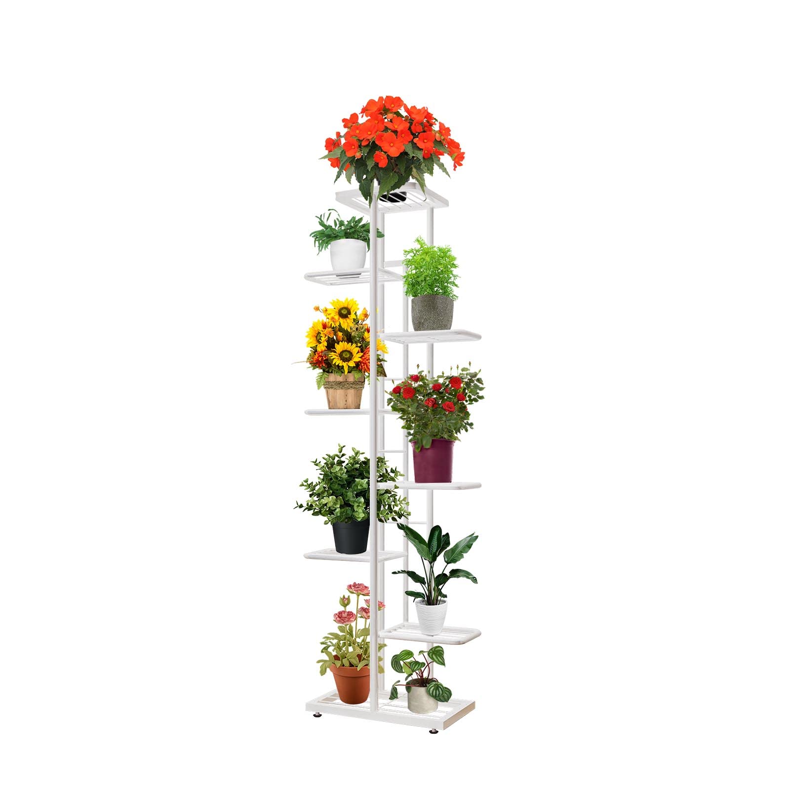 メタルプラントスタンド 屋内 屋外 植木鉢 ディスプレイ ８段 多機能 黒 Amazon.co.jp: MTB ガーデン8段メタルプラントスタンド屋内屋外