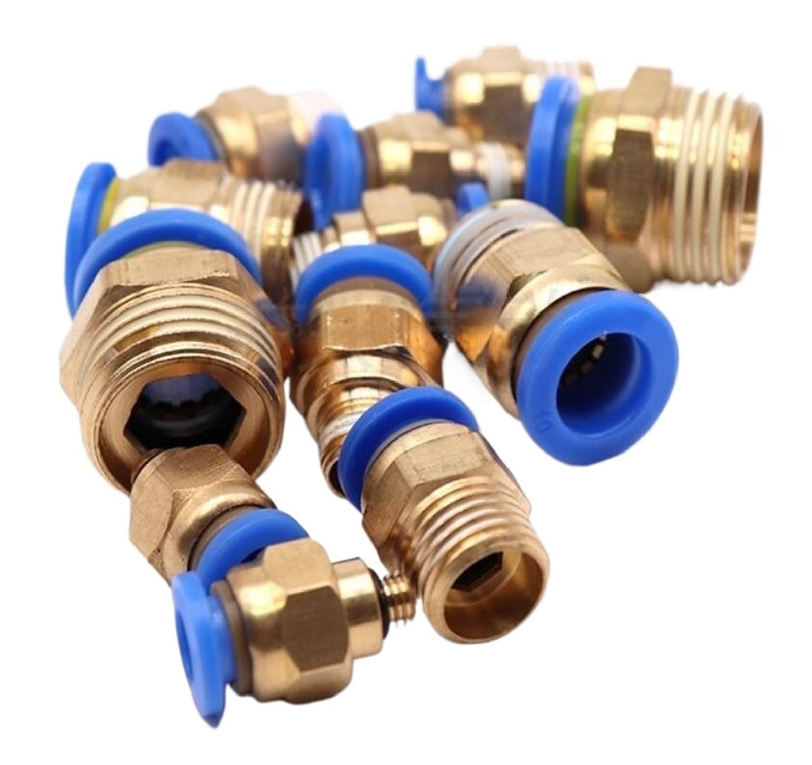 100pcs Pneumatic Straight Through PC4-M5 PC4-01 PC6-01 PC6-02 Pneumatics Fittings Connector PC8-01 PC8-02 PC4-m5 PC10-02(PC12-01)