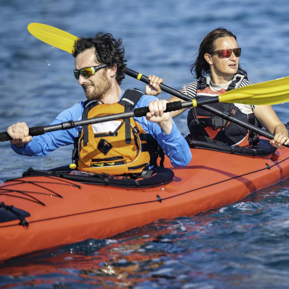 DONGKER Empuñaduras de remo para kayak, 1 par de fundas de silicona para remo de kayak, 13 cm de largo, funda de agarre antideslizante para accesorios de remo al aire libre