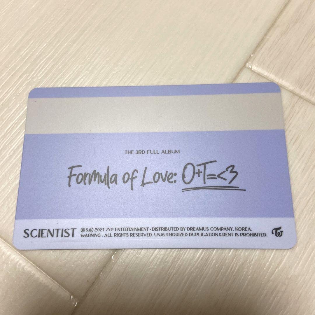 Amazon.co.jp: TWICE グッズ Formula of Love O+T=3 ジョンヨン