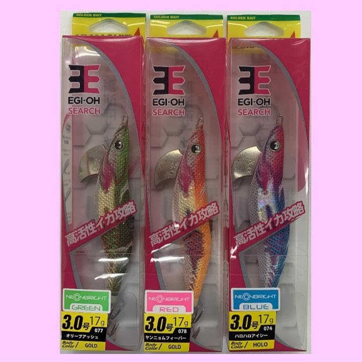 ヤマシタ エギ王 SEARCH 3.0 17g 3個セット