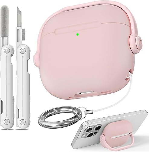 Miniatura 31 de Funda para Airpods Pro 3, fundas de bloqueo de seguridad para Apple Airpod Pro 3 (2025) con soporte para teléfono y kit de limpieza, protección
