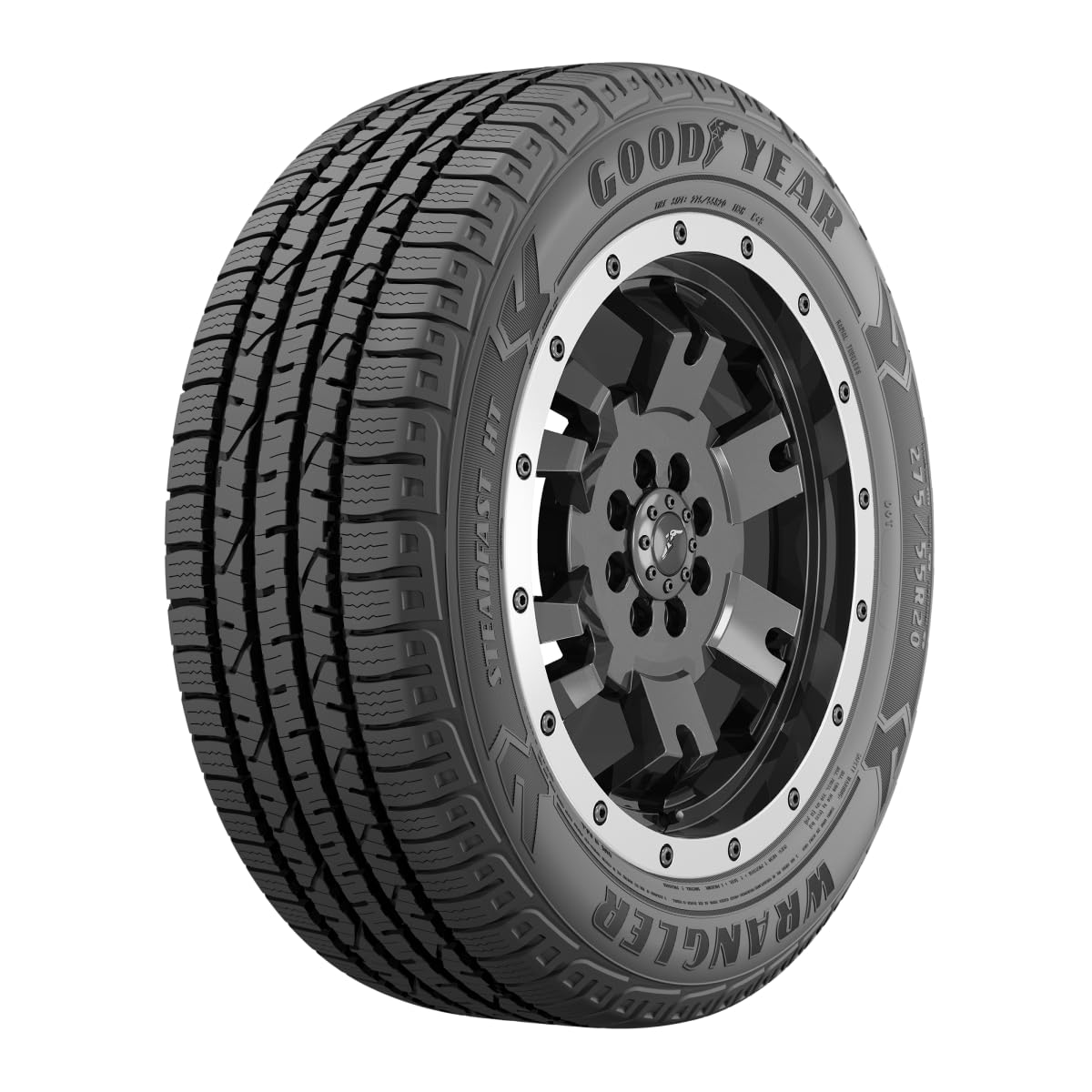 Goodyear Wrangler Steadfast HT All-Season Tire, 275/60R20, Set of 1