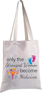 Midwife Tote Bag Midwife Thank You Gift Only the Strongest Women Become Midwives Shoulder Bag Midwife Day Gifts