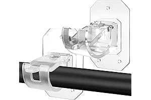 2PCS No Drill Curtain Rod Brackets