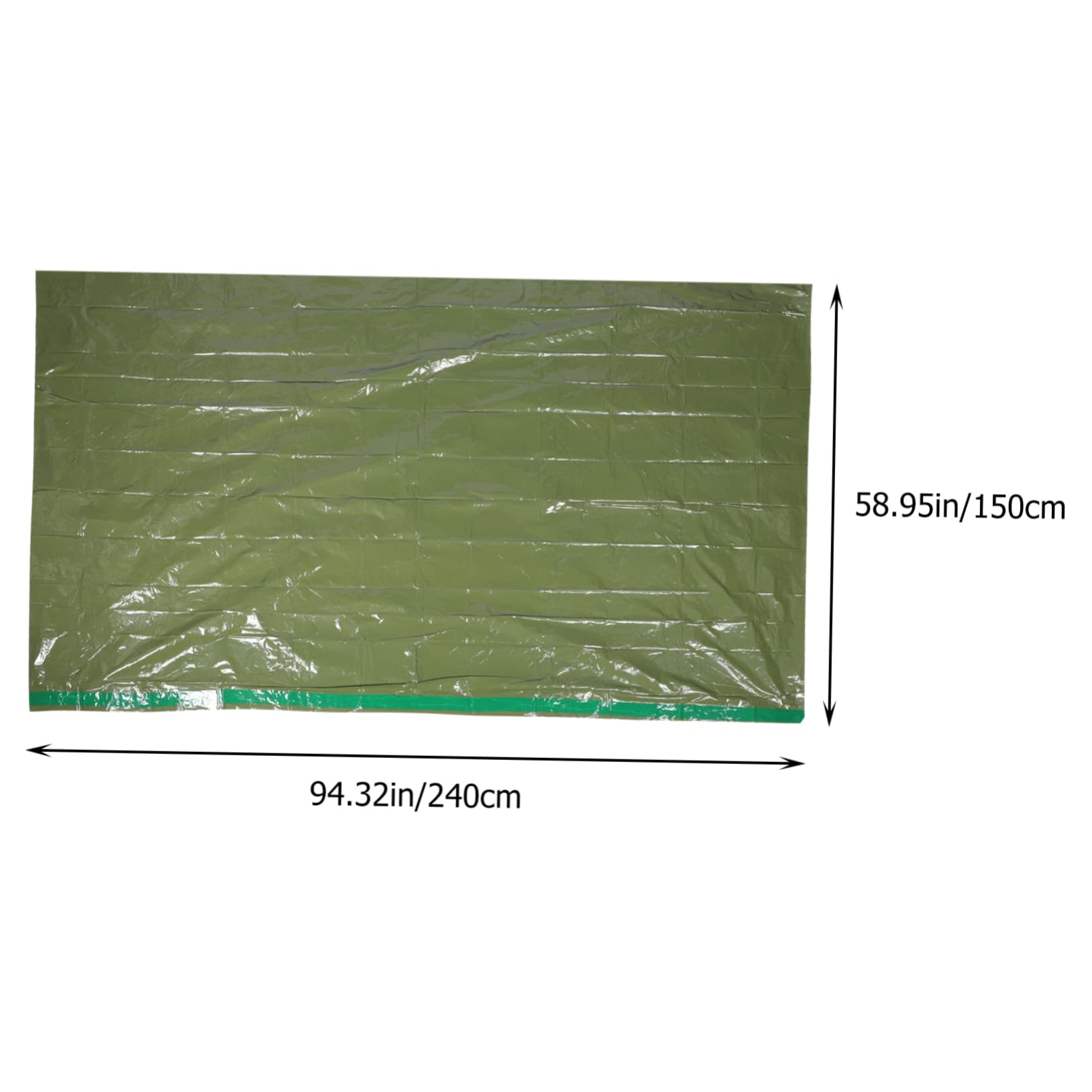 FOYTOKI Emergency Survival Shelter Tent Multi Functional Camping Blanket Thermal Outdoor Emergency Gear for Hiking Survival Situations and First Aid Use