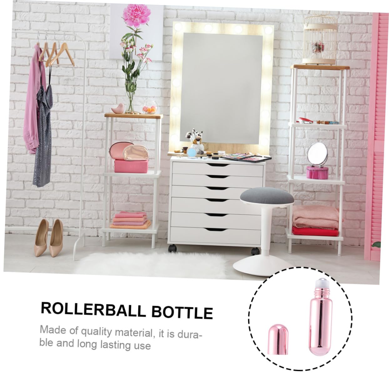 Baluue 3 Set Di Flaconi Roll-on Da 5 Ml Ricaricabili Pronti Da Viaggio Per Articoli Da Toeletta. Necessità Di Sottoimballaggio: 12 Pezzi*3