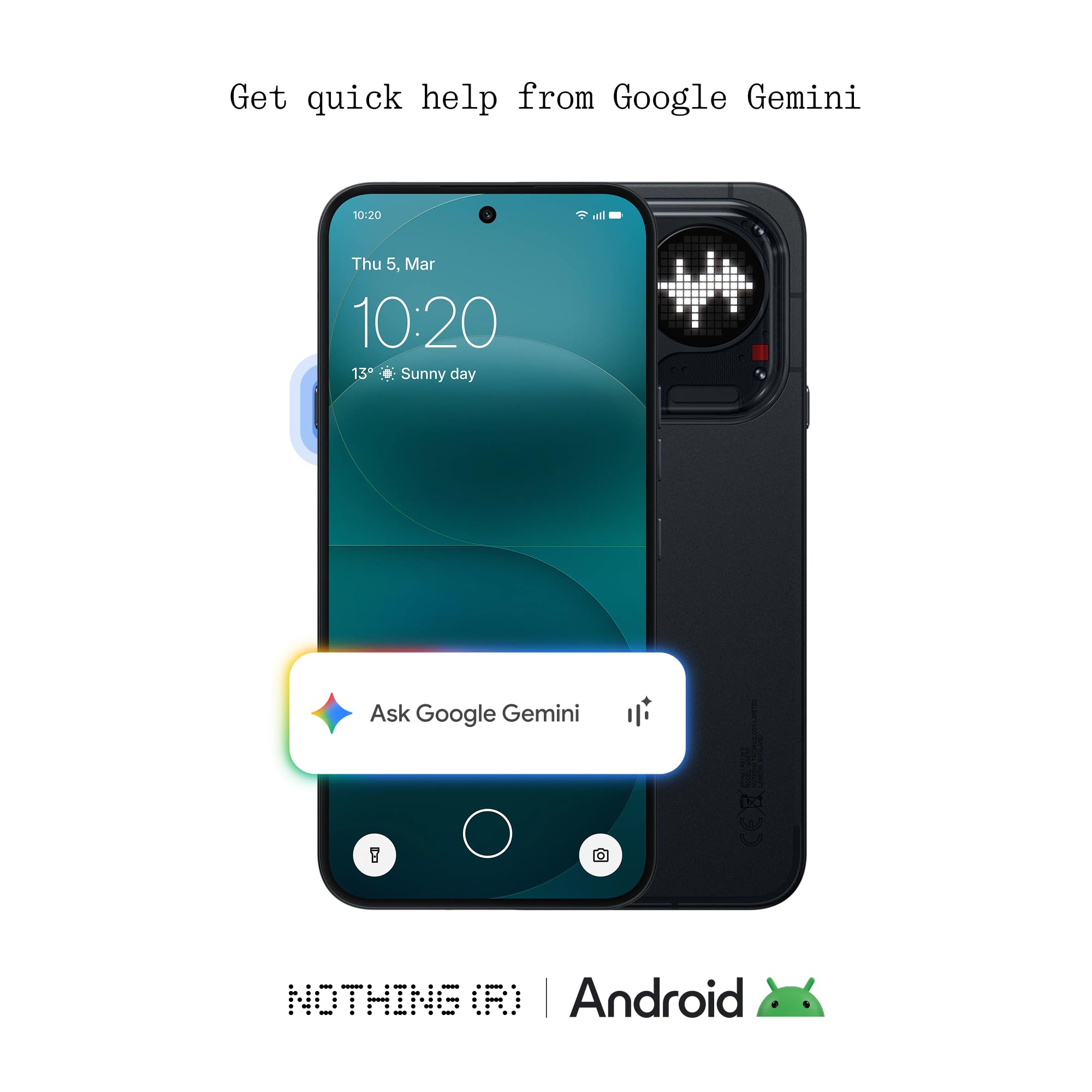 Nothing Phone (4a) Pro Cell Phone 2026 New, Unlocked Android 16 Smartphone, Triple-Lens Camera, AI Photo Edits, 6.83" 144Hz AMOLED Display, 5080mAh Battery, Dual-SIM Glyph Matrix (Black, 12+256GB) | Phone — view 6