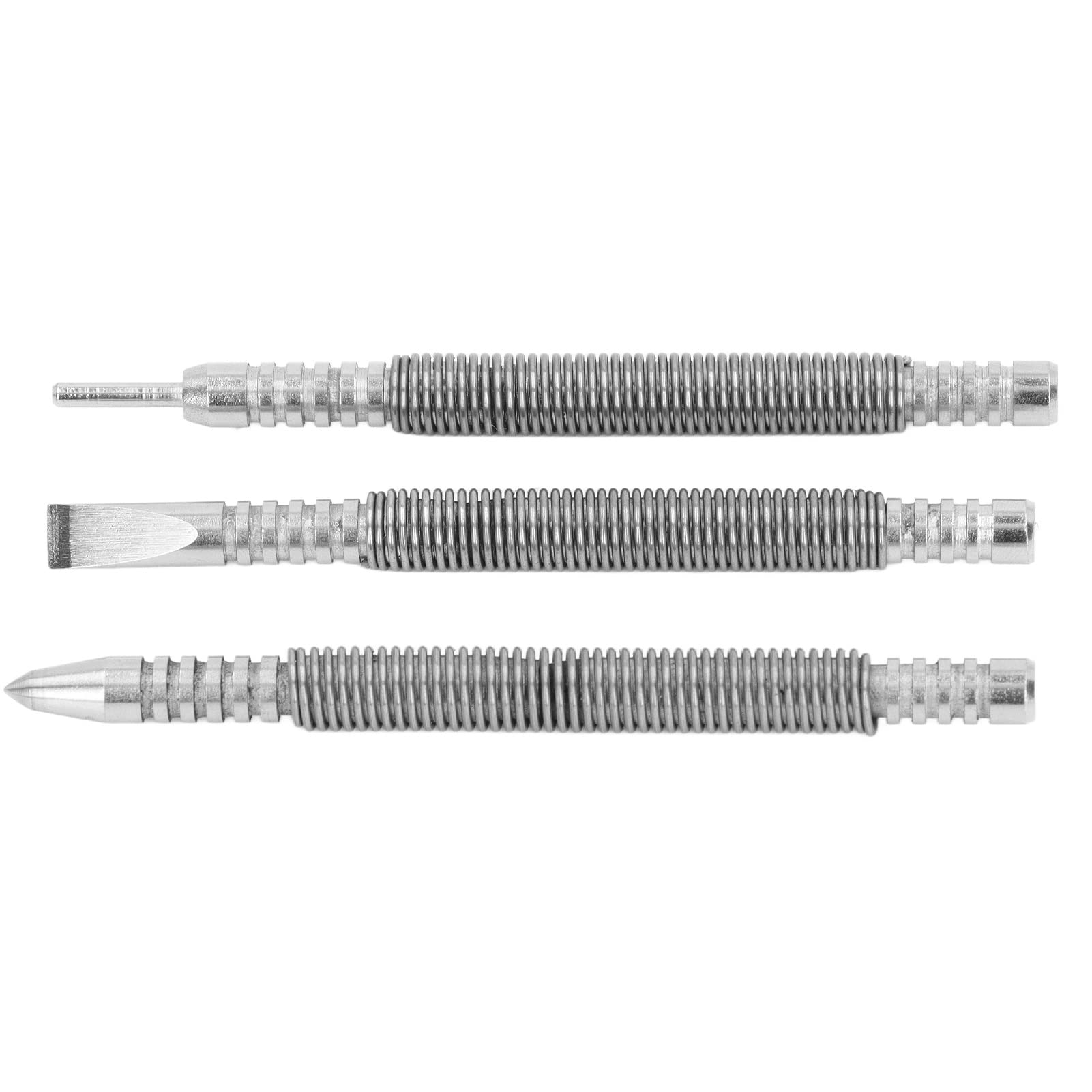 Clou à Ressort, Outils à Ressort Clou 3 Pcs Pratique Pratique pour Verre pour Métal pour Bois