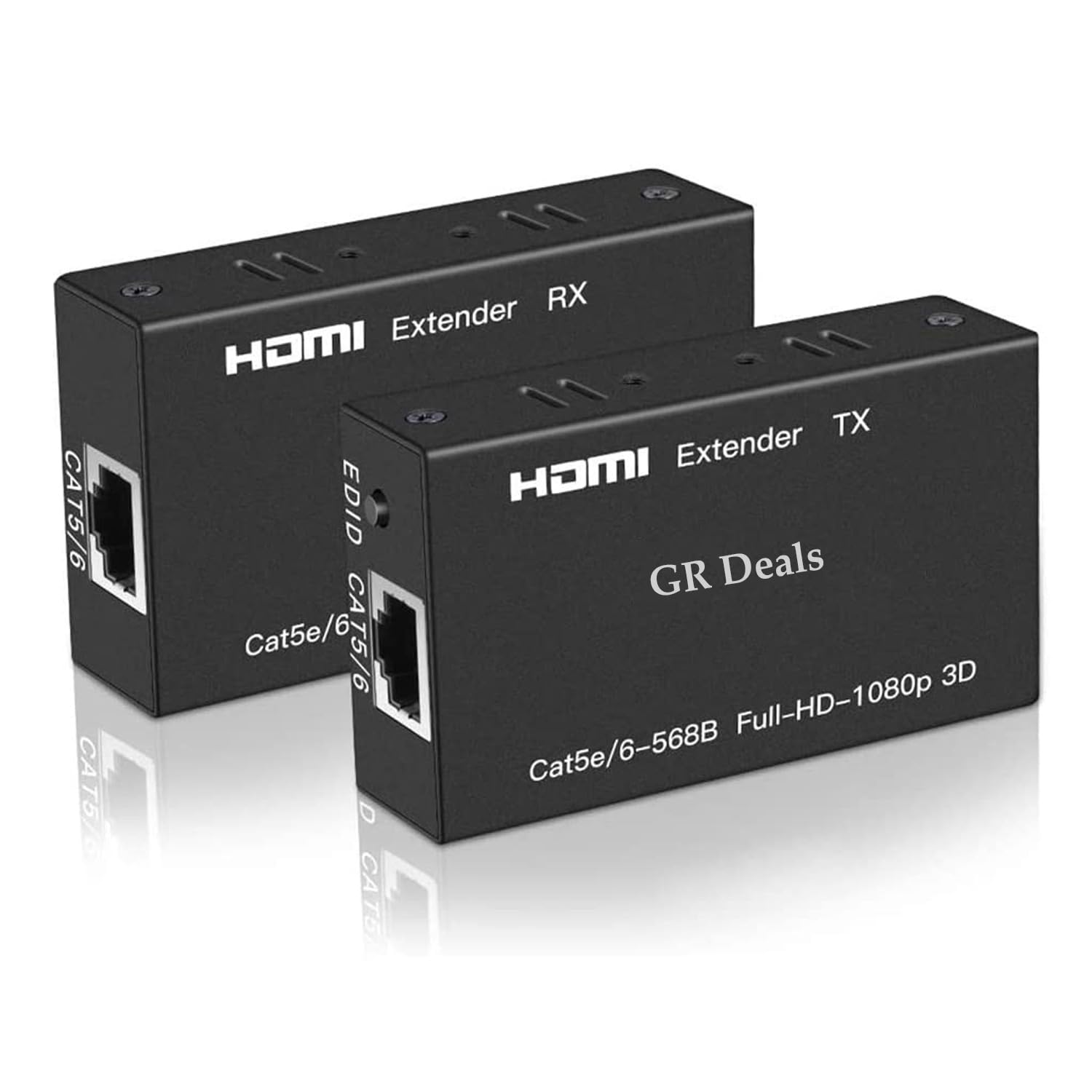 GR Deals 4K 60M HDMI Extender Repeater Transmitter/Sender + Receiver Over Cat5 / Cat6 Upto 60 Meters (60M Extender Over Single CAT5/6 Cable) Supports 3D & Full HD1080p for TV Projector, HDTV, DVR-image-28