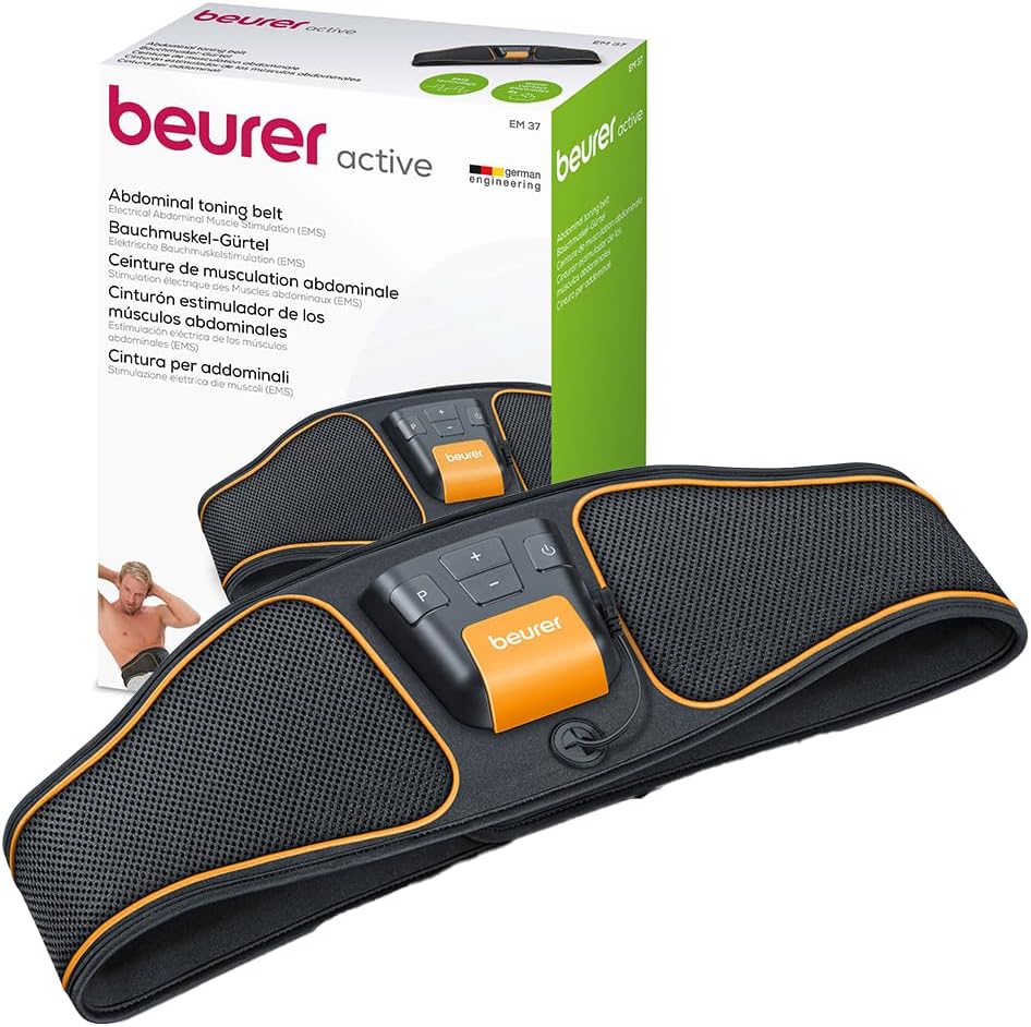 Beurer EM 37 Ceinture abdominale, Entraînement abdominal EMS