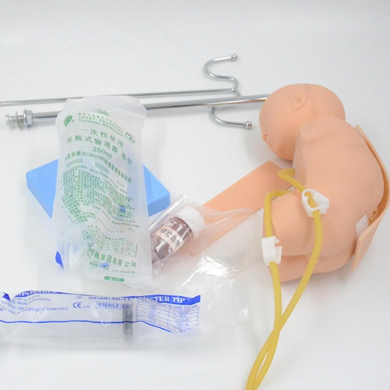 Simulatore di Puntura Lombare Neonatale A Grandezza Naturale, Modello di Pratica Neonatale per Medici, Infermieri E Studenti, Ausilio Realistico per La Formazione E Lo Flesh