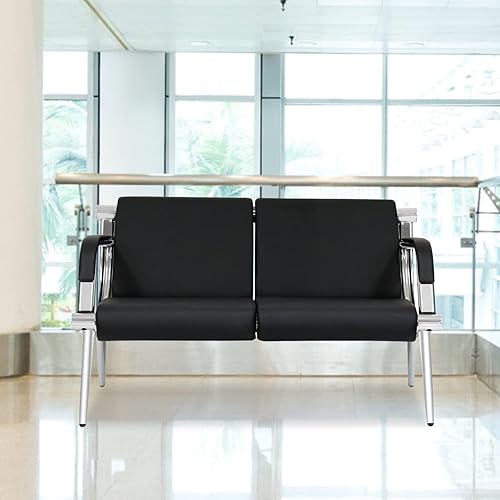 Miniatura 6 de kinbor Sillas de sala de espera para recepción de invitados, recepción del aeropuerto Silla de sala de espera Silla de oficina Sala de oficina Salón